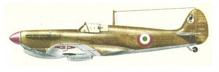 Supermarine Spitfire Mk.V 20° gruppo (51° stormo) Leverano, ottobre 1944