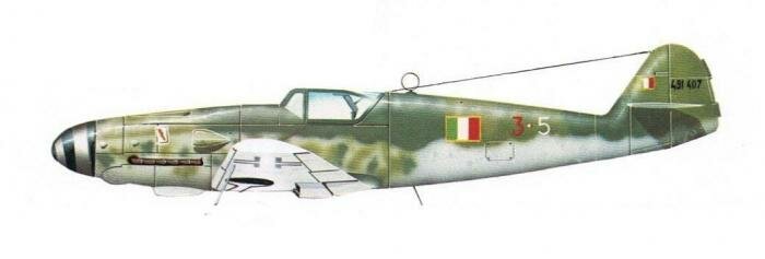 Messerschmitt Me.109/G.10, 3a squadriglia (1° gruppo caccia) Aviazione Nazionale Repubblicana, Italia settentrionale 1945