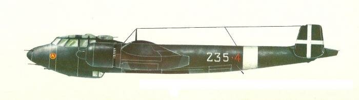 Dornier Do.217 J-1, 235a squadriglia 60° gruppo, Treviso san Giuseppe settembre 1943