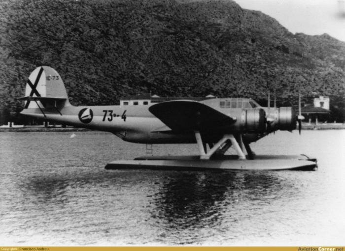 Idroscalo di Pollenza, Majorca 1938. L’ultimo dei quattro CRDA Cant.Z.506B inviati in Spagna (aviationcorner.net)