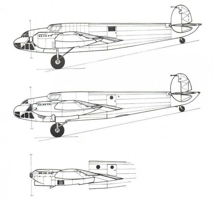 Caproni Ca.135 Asso allestimenti prototipi