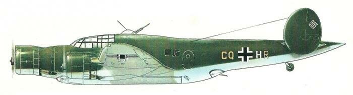 CRDA Cant. Z.1007 bis utilizzato dalla Luftwaffe, Goslar ottobre 1944